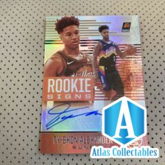 2020-21 Panini Illusions Ty-Shon Alexander AUTO RC Rookie Signs